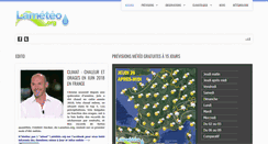 Desktop Screenshot of lameteo.org
